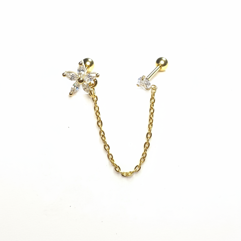Cartilage Stacker Chain Earring