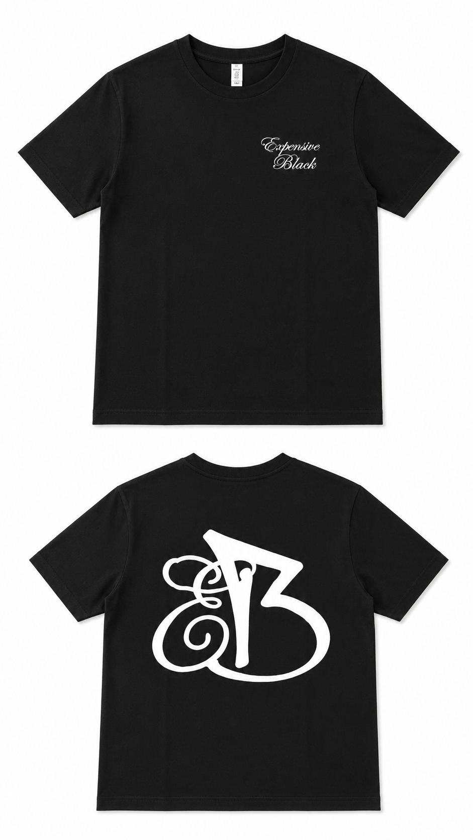 Expensive Black EB Logo T-Shirt – Black