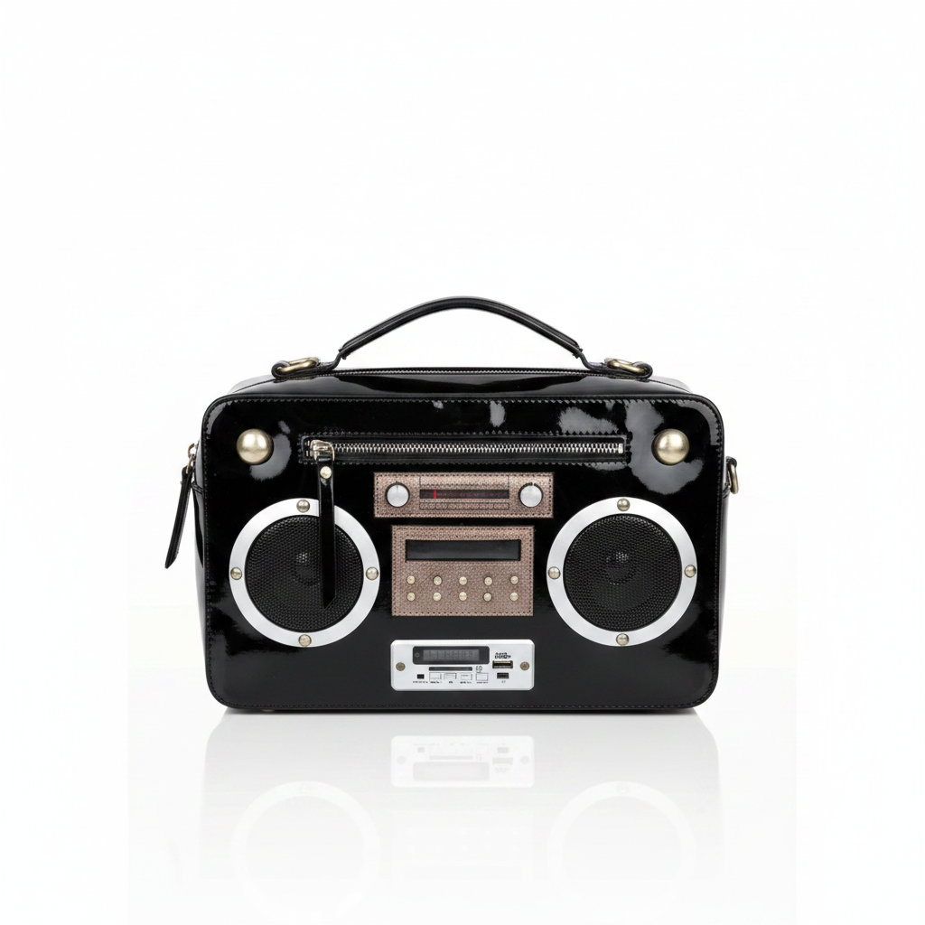 Multi Functional Radio Satchel Bag With Speakers