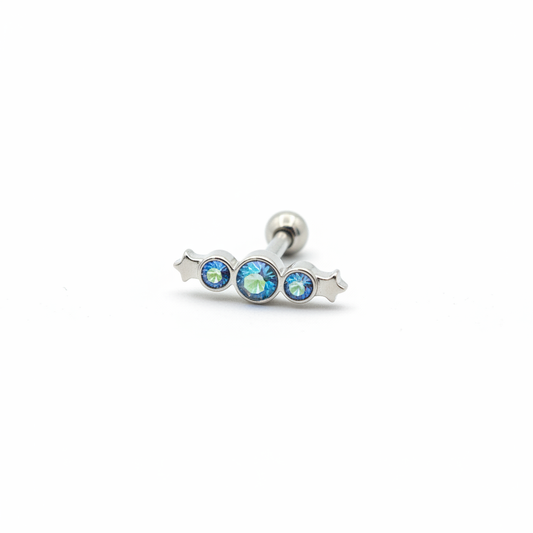 Titanium Cartilage Earring 6mm 1.2mm Gauge