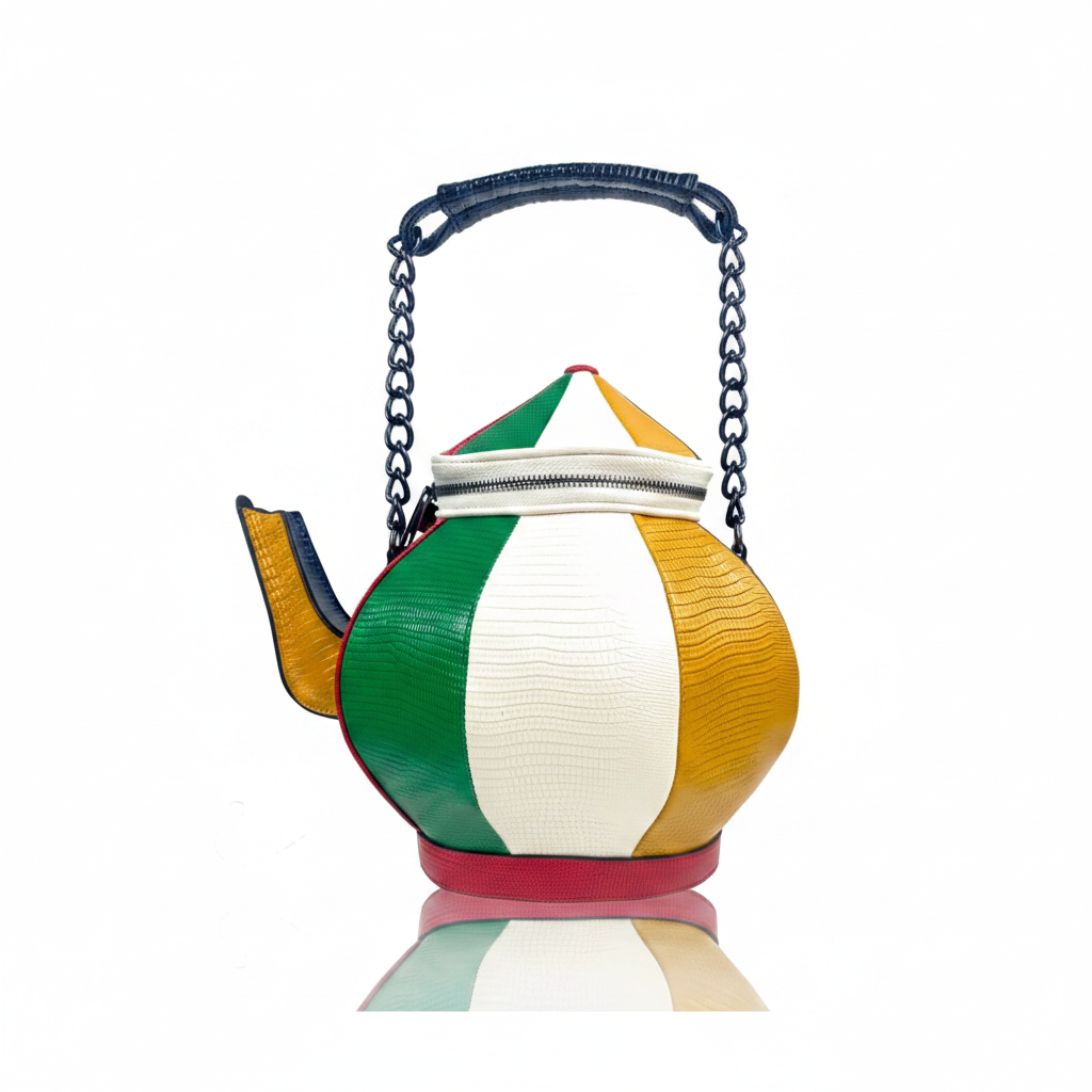 Multicolour Teapot Bag