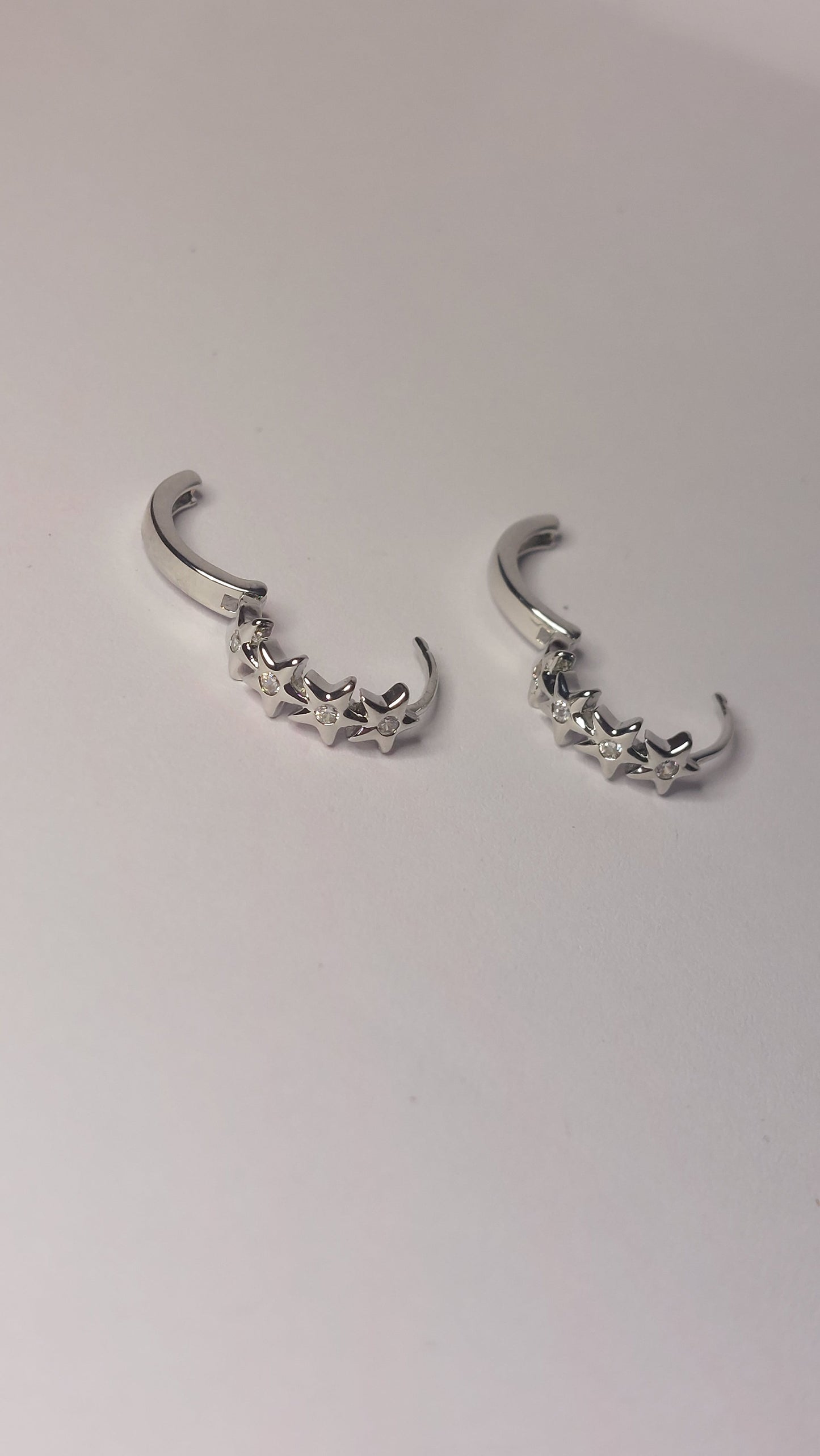 Star Hoop Earrings