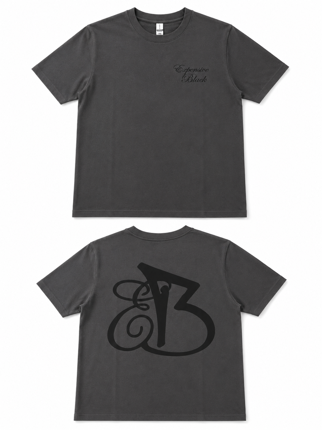 Expensive Black Logo T-Shirt