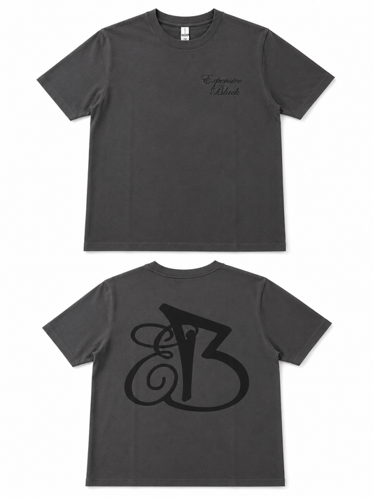 Expensive Black Logo T-Shirt