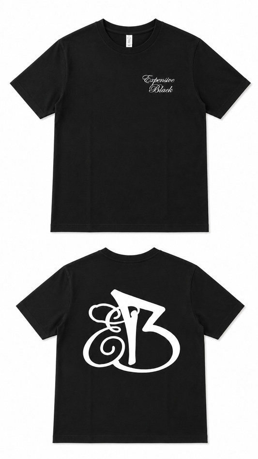 Expensive Black EB Logo T-Shirt – Black