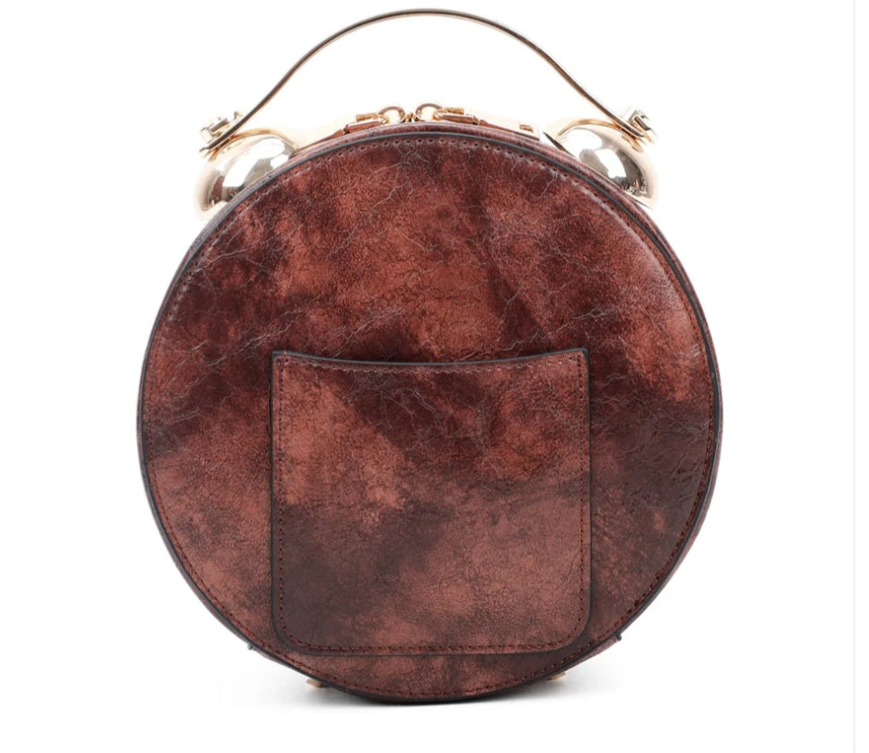 Vintage-Style Clock Handbag