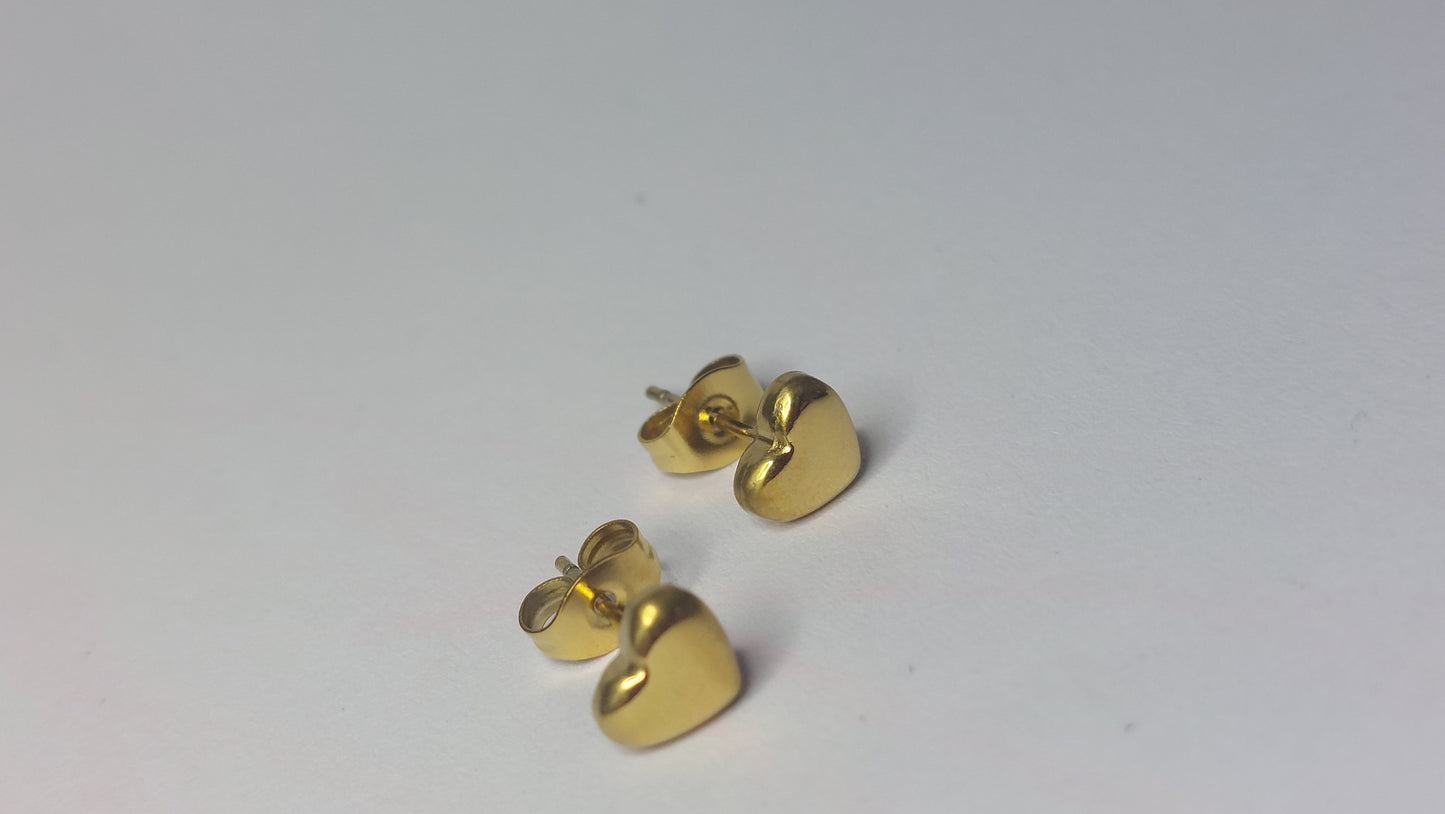 Heart Stud Earrings