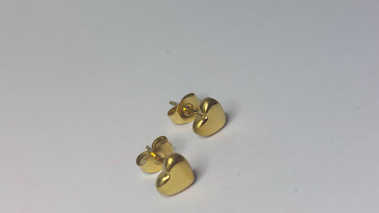 Heart Stud Earrings