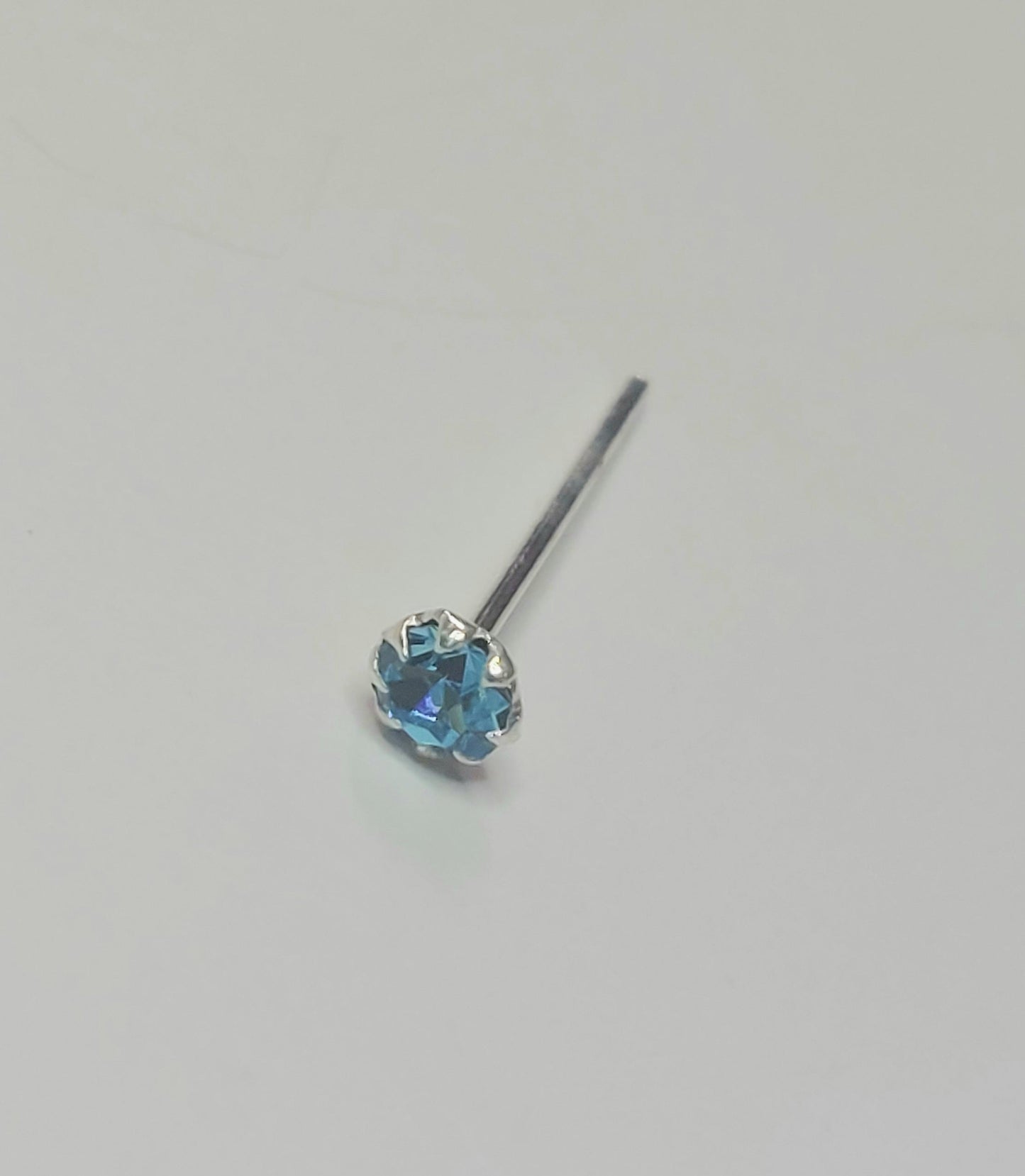 S925 Sterling Silver Crystal Nose Stud